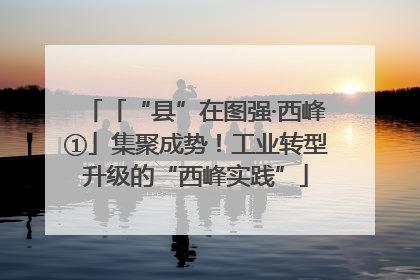 「“县”在图强·西峰①」集聚成势！工业转型升级的“西峰实践”