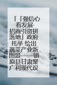 「强信心 看发展·招商引资拼落地」政府托举 绘出蔬菜产业新图景——镇原县甘肃聚广利现代设施蔬菜种植基地见闻