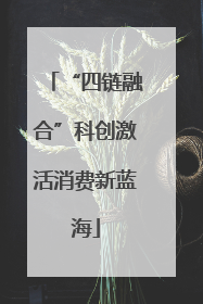 “四链融合”科创激活消费新蓝海