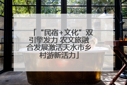 “民宿+文化”双引擎发力 农文旅融合发展激活天水市乡村游新活力
