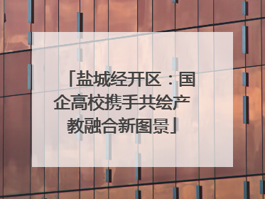 盐城经开区：国企高校携手共绘产教融合新图景