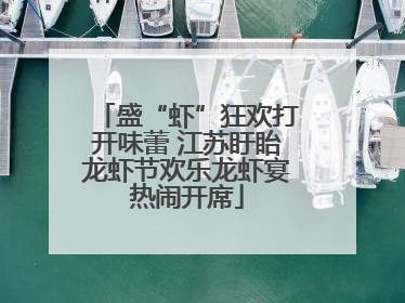 盛“虾”狂欢打开味蕾 江苏盱眙龙虾节欢乐龙虾宴热闹开席