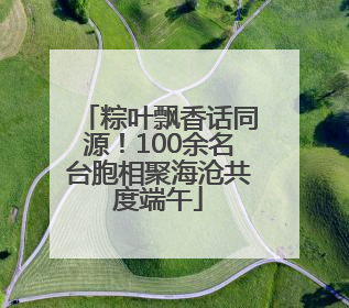 粽叶飘香话同源！100余名台胞相聚海沧共度端午