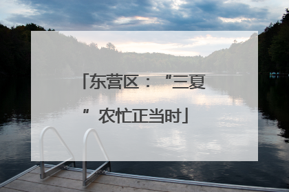 东营区：“三夏”农忙正当时