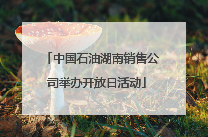 中国石油湖南销售公司举办开放日活动