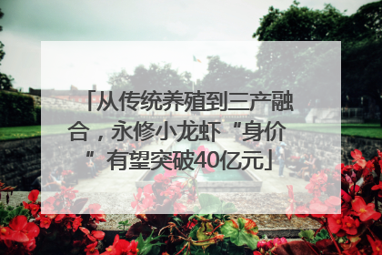 从传统养殖到三产融合，永修小龙虾“身价”有望突破40亿元