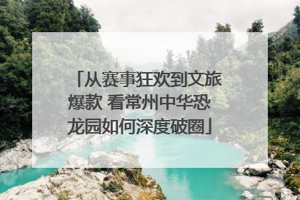 从赛事狂欢到文旅爆款 看常州中华恐龙园如何深度破圈