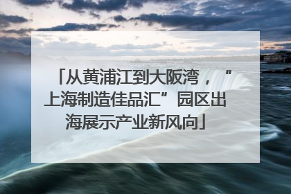 从黄浦江到大阪湾，“上海制造佳品汇”园区出海展示产业新风向