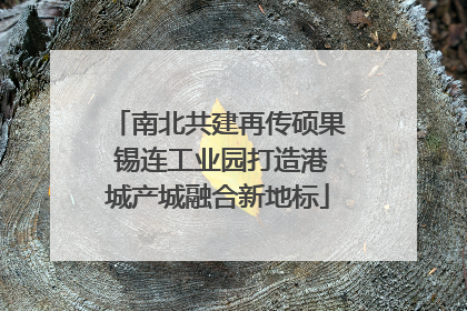 南北共建再传硕果 锡连工业园打造港城产城融合新地标
