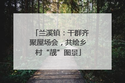兰溪镇：干群齐聚屋场会，共绘乡村“靓”图景