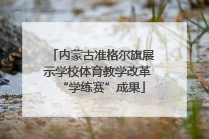 内蒙古准格尔旗展示学校体育教学改革“学练赛”成果