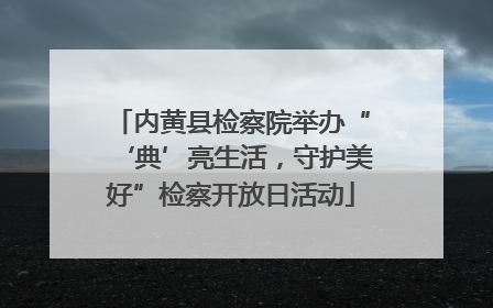 内黄县检察院举办“‘典’亮生活，守护美好”检察开放日活动