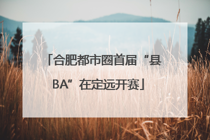 合肥都市圈首届“县BA”在定远开赛
