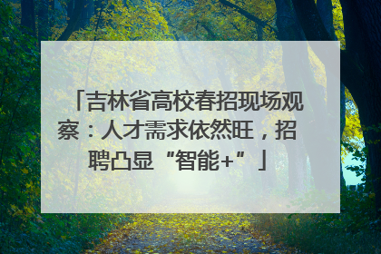 吉林省高校春招现场观察：人才需求依然旺，招聘凸显“智能+”