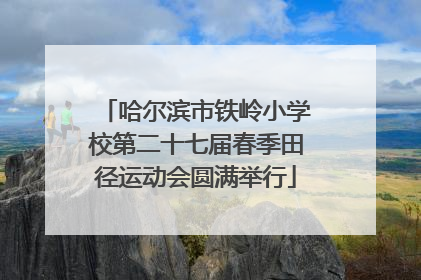 哈尔滨市铁岭小学校第二十七届春季田径运动会圆满举行