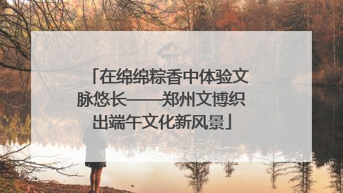 在绵绵粽香中体验文脉悠长——郑州文博织出端午文化新风景