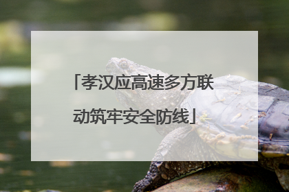 孝汉应高速多方联动筑牢安全防线