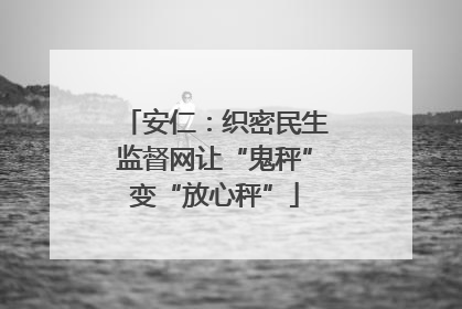 安仁：织密民生监督网让“鬼秤”变“放心秤”