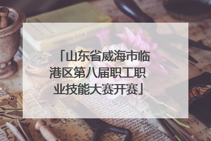山东省威海市临港区第八届职工职业技能大赛开赛