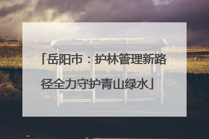 岳阳市：护林管理新路径全力守护青山绿水