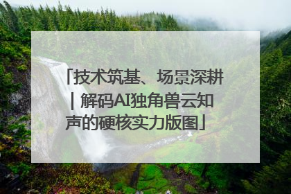 技术筑基、场景深耕｜解码AI独角兽云知声的硬核实力版图