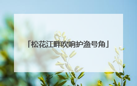 松花江畔吹响护渔号角