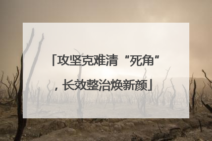 攻坚克难清“死角”，长效整治焕新颜