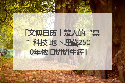 文博日历丨楚人的“黑”科技 地下埋藏2500年依旧熠熠生辉