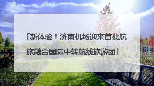 新体验！济南机场迎来首批航旅融合国际中转航线旅游团