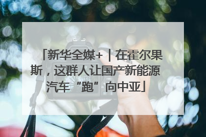 新华全媒+｜在霍尔果斯，这群人让国产新能源汽车“跑”向中亚