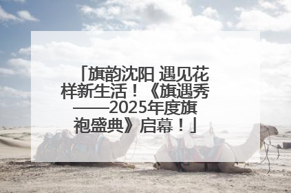 旗韵沈阳 遇见花样新生活！《旗遇秀——2025年度旗袍盛典》启幕！