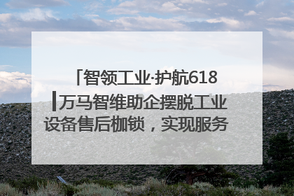 智领工业·护航618┃万马智维助企摆脱工业设备售后枷锁，实现服务与效能价值共振！