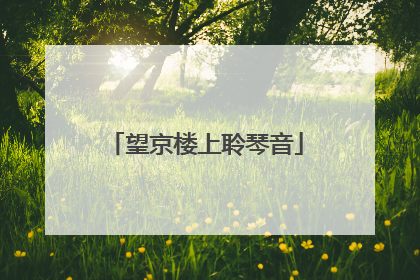 望京楼上聆琴音