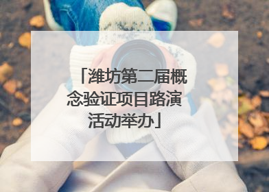 潍坊第二届概念验证项目路演活动举办