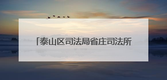 泰山区司法局省庄司法所开展社区矫正系列活动