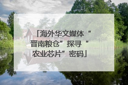 海外华文媒体“晋南粮仓”探寻“农业芯片”密码