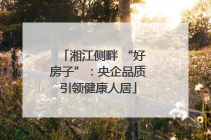 湘江侧畔 “好房子”：央企品质引领健康人居