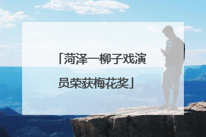 菏泽一柳子戏演员荣获梅花奖