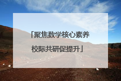 聚焦数学核心素养 校际共研促提升