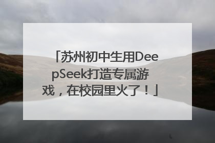 苏州初中生用DeepSeek打造专属游戏，在校园里火了！