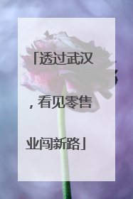 透过武汉，看见零售业闯新路
