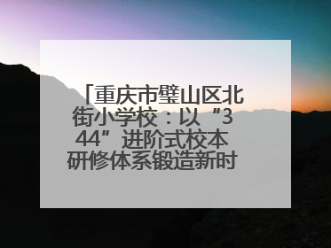 重庆市璧山区北街小学校：以“344”进阶式校本研修体系锻造新时代强师