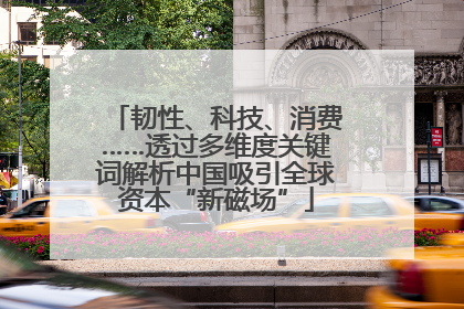 韧性、科技、消费……透过多维度关键词解析中国吸引全球资本“新磁场”