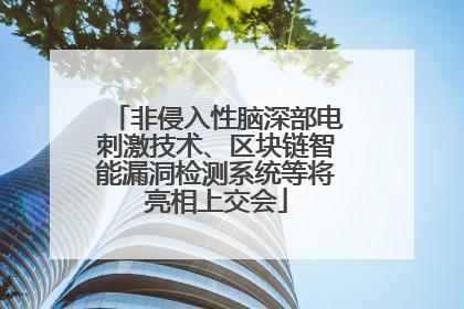非侵入性脑深部电刺激技术、区块链智能漏洞检测系统等将亮相上交会