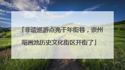 非遗巡游点亮千年街巷，崇州罨画池历史文化街区开街了