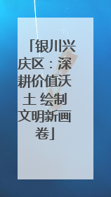 银川兴庆区：深耕价值沃土 绘制文明新画卷
