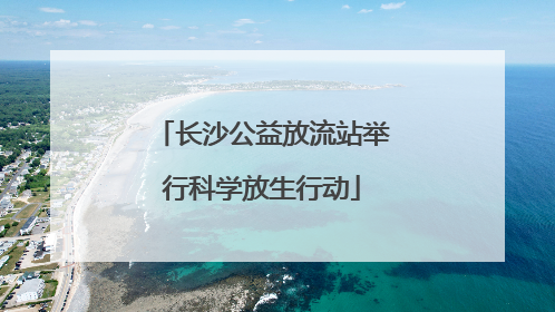 长沙公益放流站举行科学放生行动