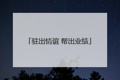 驻出情谊 帮出业绩