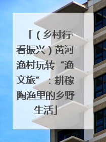 （乡村行·看振兴）黄河渔村玩转“渔文旅”：耕稼陶渔里的乡野生活