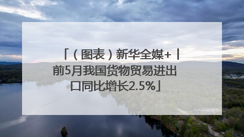 （图表）新华全媒+丨前5月我国货物贸易进出口同比增长2.5%